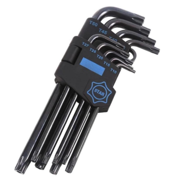 9 Pieces Torx Star Allen Wrench Set NC-6039