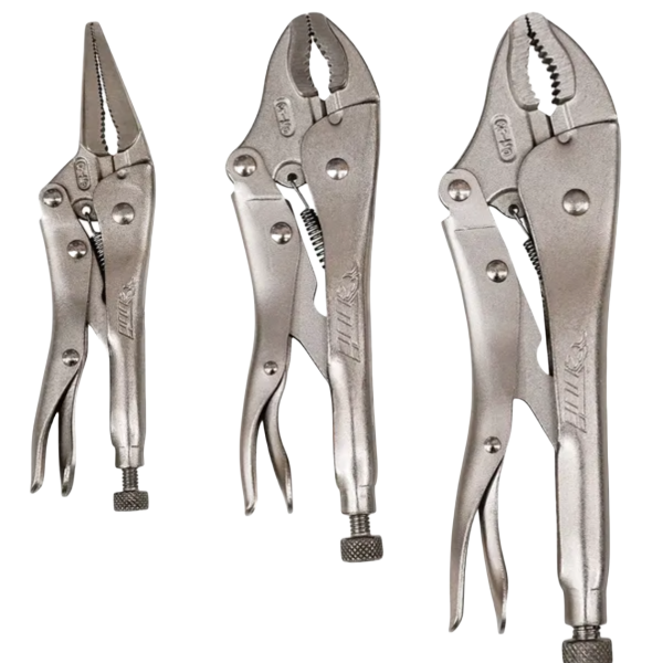 3PCS Locking Pliers Set 6.5inch  7inch 10inch NC-6112