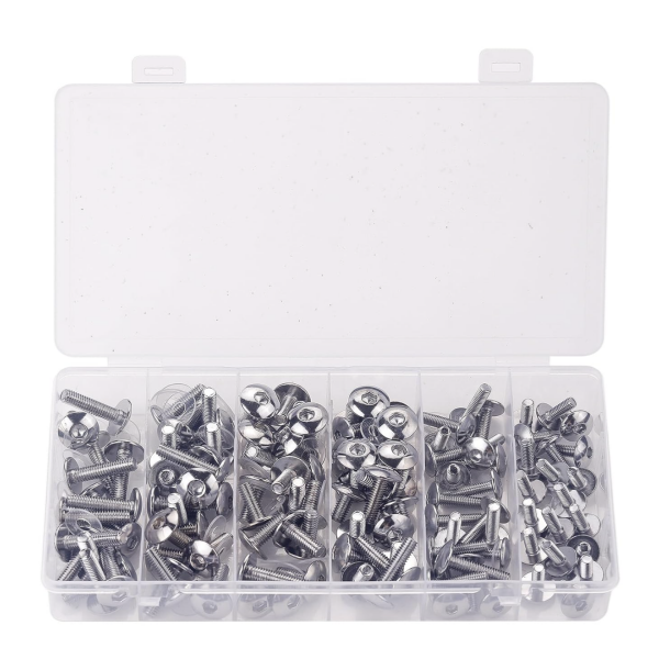 160 Pcs Motorcycle Fairing Bolt Kit NC-5049